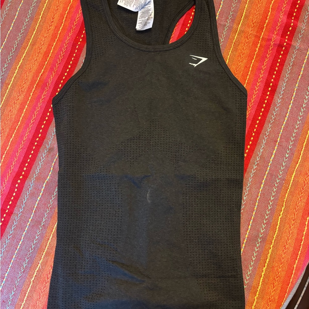 Gymshark Black Performance Tank Top
